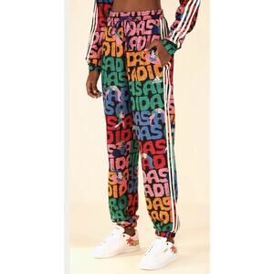Adidas Farm Rio Collaboration Joggers Colorful Typography Maximalist Streetwear